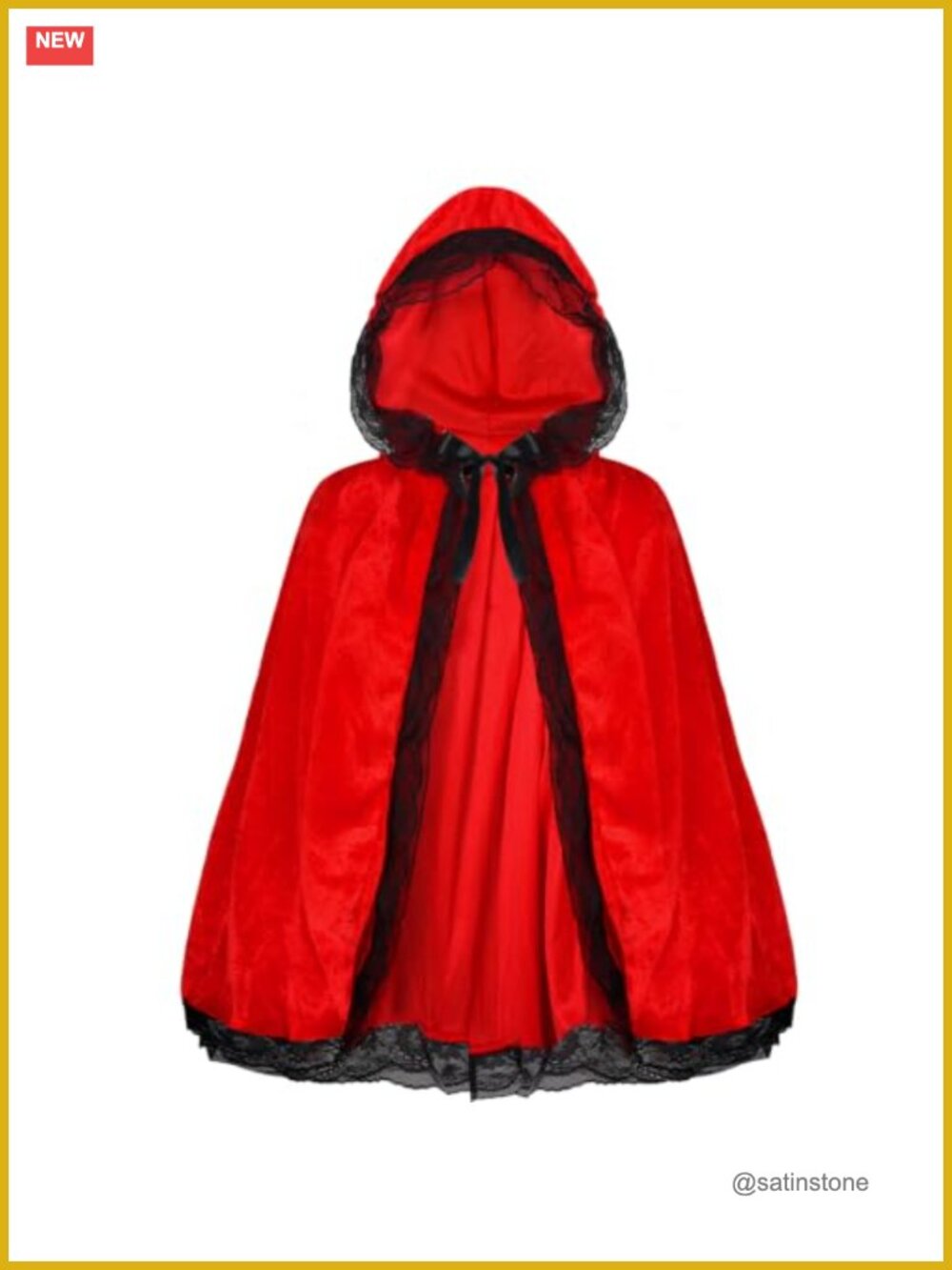 Rbenxia Velvet Hooded Cape Cosplay Costume Cloak for Women